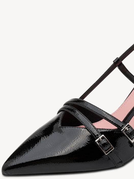 Slingpumps, BLACK, hi-res