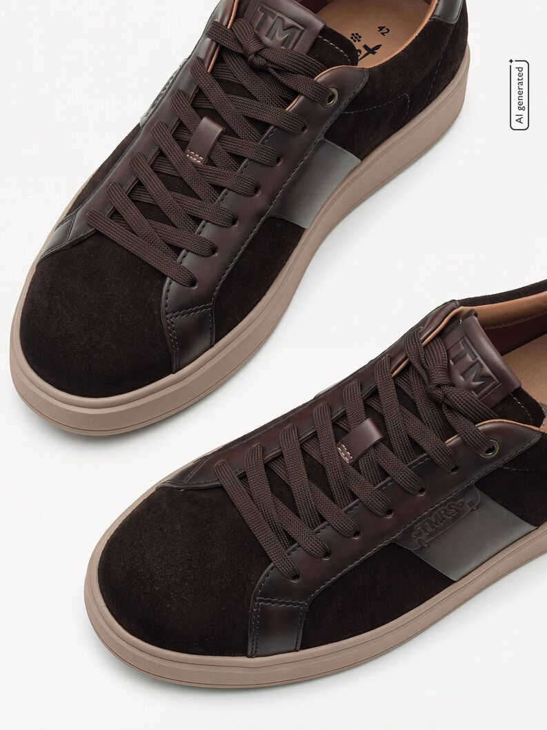 Ledersneaker - braun, MOCCA COMB, hi-res