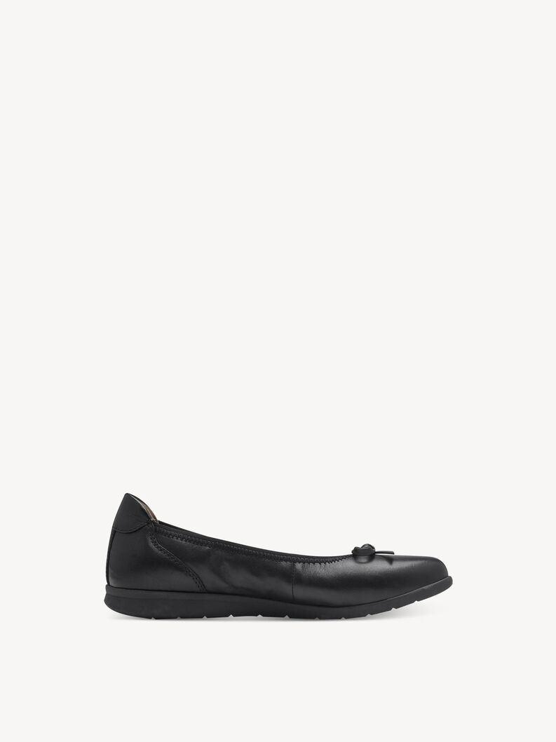 Baleriny, BLACK NAPPA, hi-res