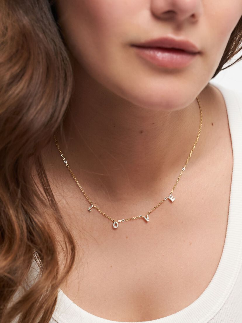 Halskettinge, goud, hi-res