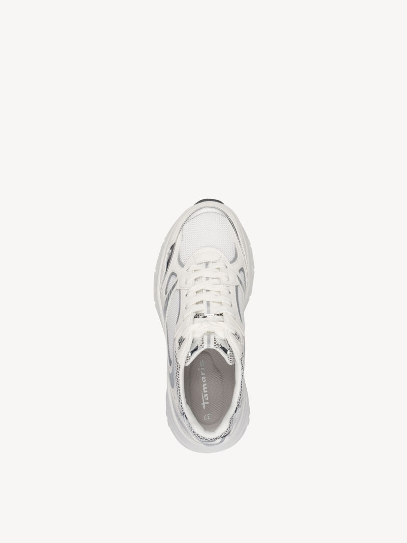 Sneaker, WHITE/SILVER, hi-res
