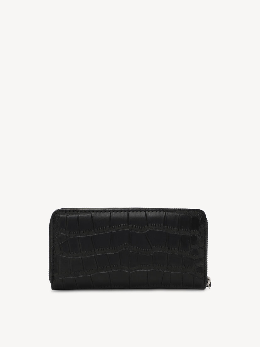 Portemonnee - zwart, black, hi-res
