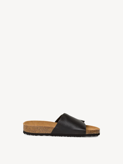 Mule, BLACK LEATHER, hi-res