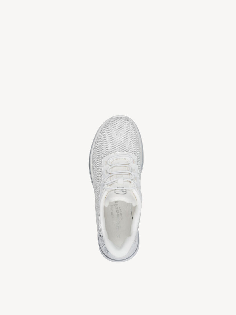 Sneaker - wit, WHITE/SILVER, hi-res
