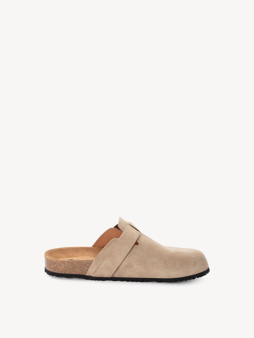 Leren Slipper - beige, SAND, hi-res
