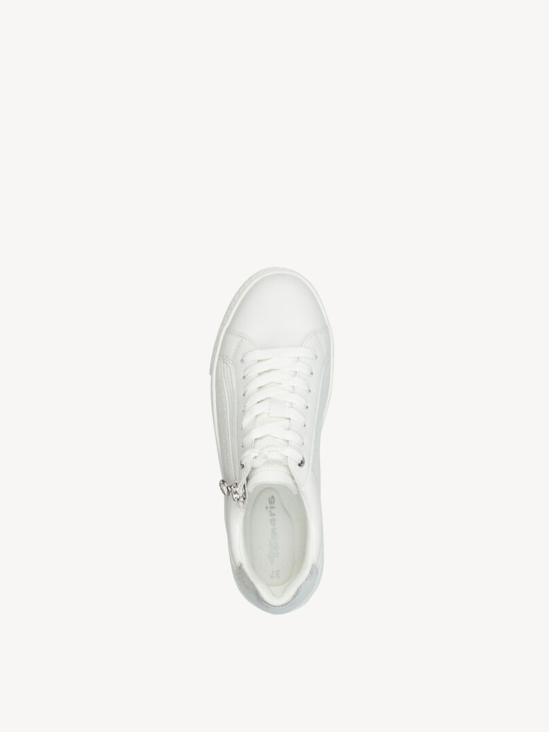 Sneaker - bianco, WHITE/SILVER, hi-res
