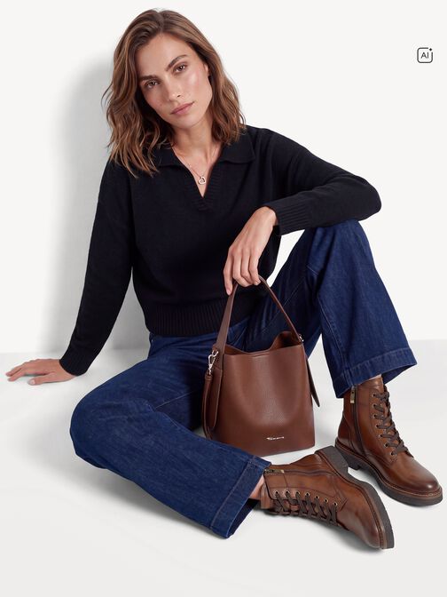 Bootie, COGNAC LEATHER, hi-res