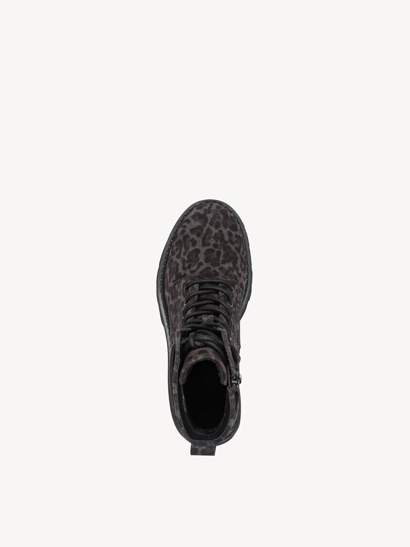 Enkellaarsje - grijs, GREY LEOPARD, hi-res
