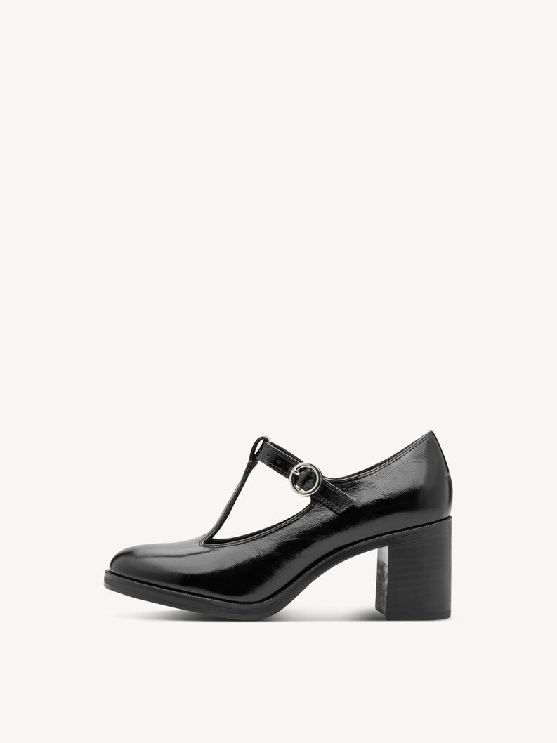 Lederpumps - schwarz, BLACK, hi-res