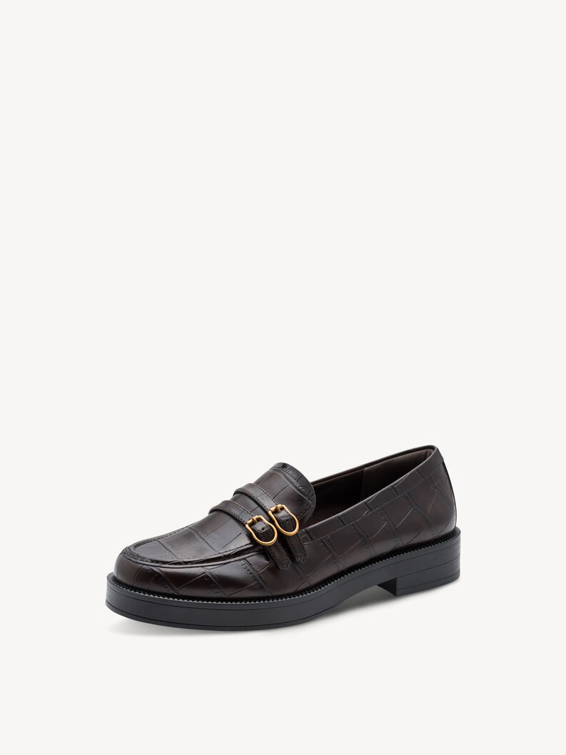 Slipper - braun, MOCCA CROCO, hi-res