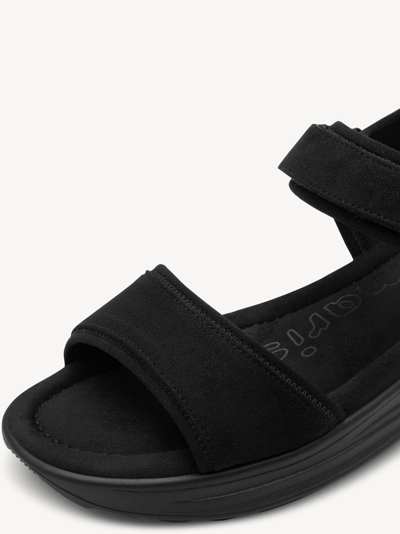 Sandale à talon - noir, BLACK, hi-res