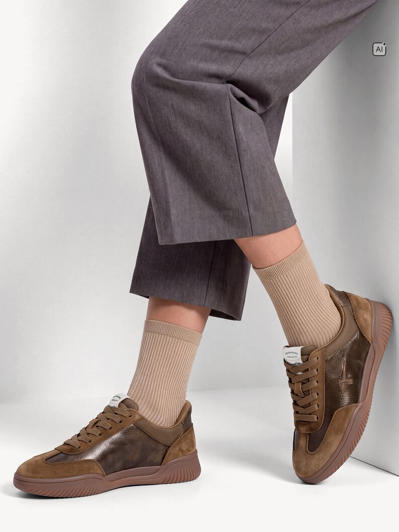 Sneaker - brown, CAMEL PATENT, hi-res