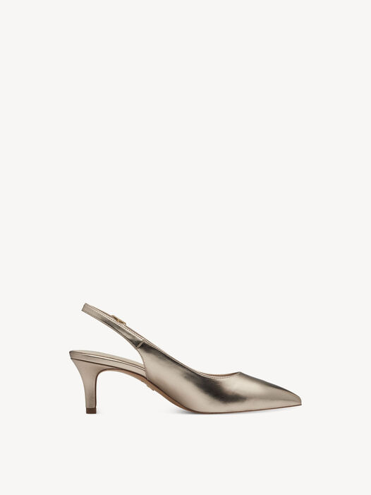 Slingpumps, LIGHT GOLD, hi-res