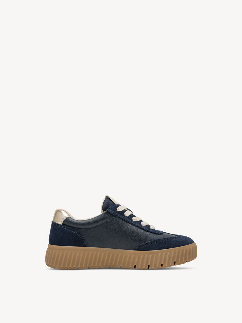 Sneaker - blauw, NAVY/GOLD, hi-res