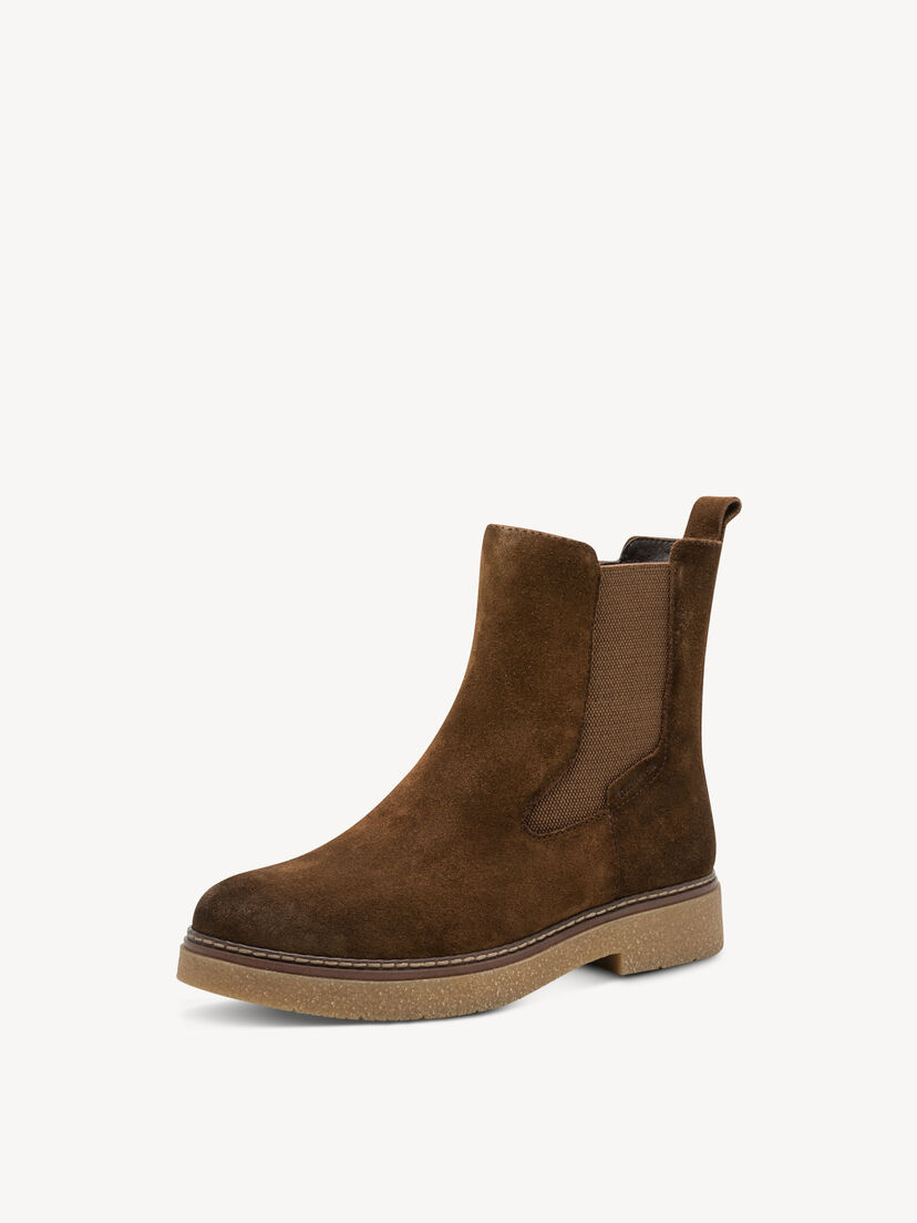 Leren Chelseaboot - bruin, TOBACCO, hi-res