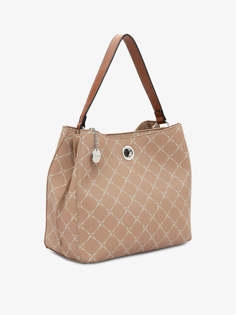 Handbag - beige, sand/cognac, hi-res