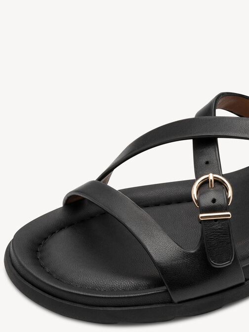 Sandale &agrave; talon, BLACK, hi-res