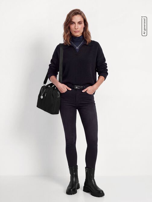 Bootie, BLACK, hi-res