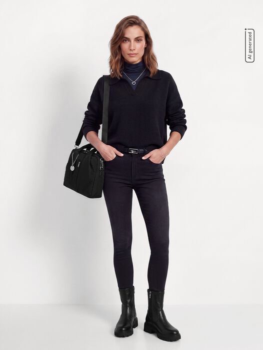 Enkellaarsje, BLACK, hi-res