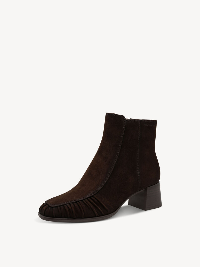 Lederstiefelette - braun, MOCCA, hi-res