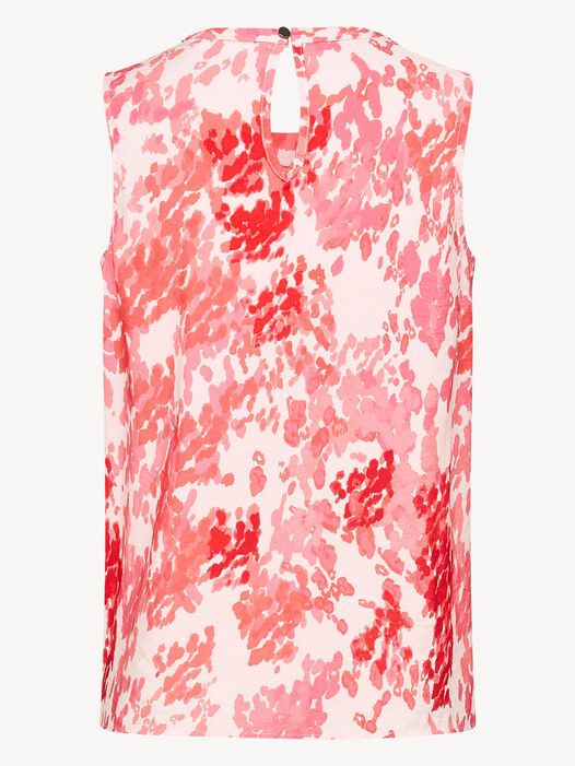 Blouse, Pink Lemonade Animal AOP, hi-res