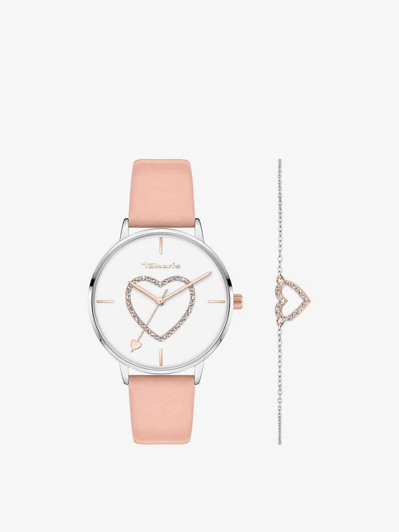 Set Uhr und Armband - rosegold, nude, hi-res