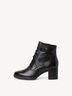 Leather Bootie - undefined, BLACK LEATHER, hi-res