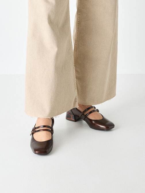 Escarpin, BROWN COMB, hi-res