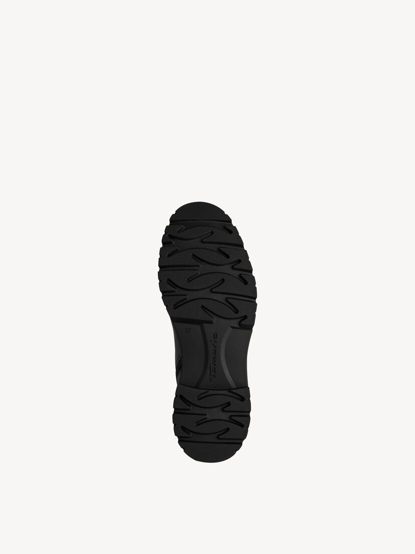 Leren Chelseaboot - zwart, BLACK, hi-res