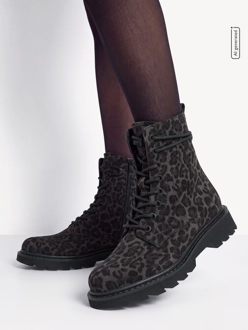 Stiefelette, GREY LEOPARD, hi-res