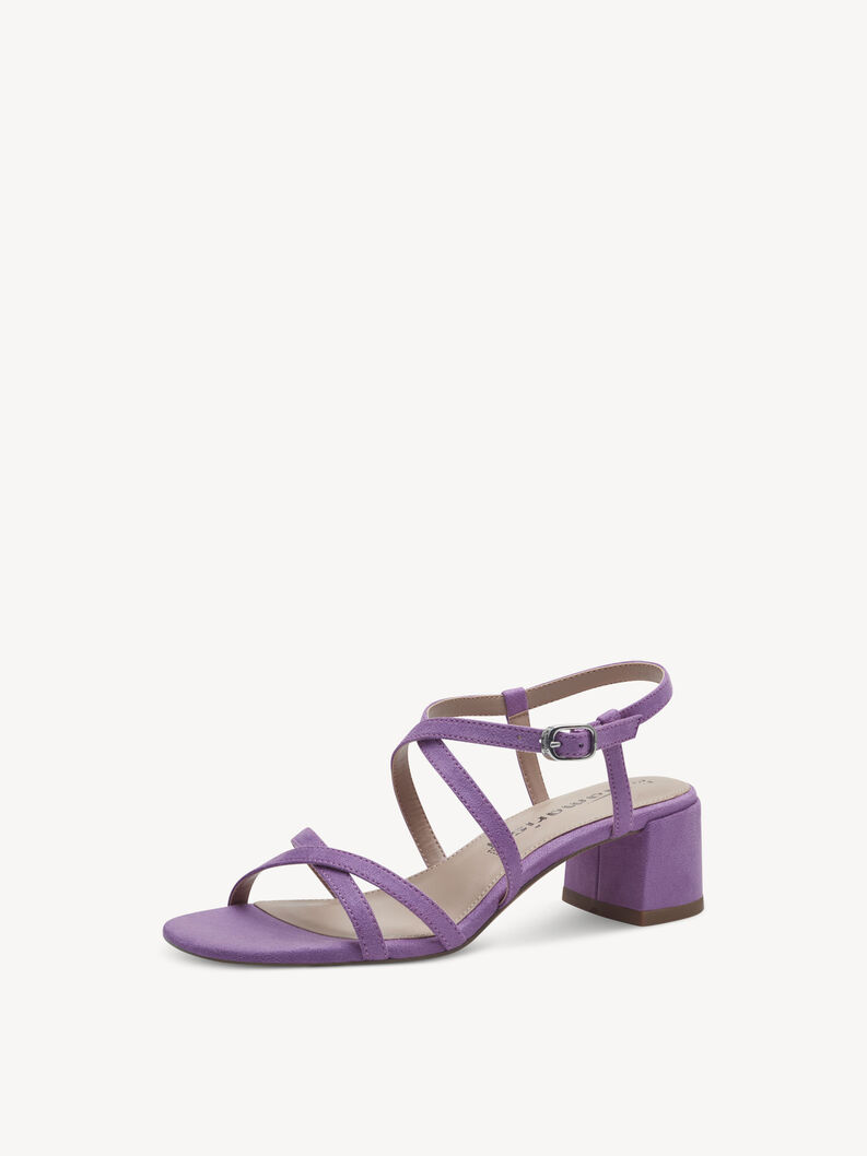 Heeled sandal - purple, LIGHT PURPLE, hi-res