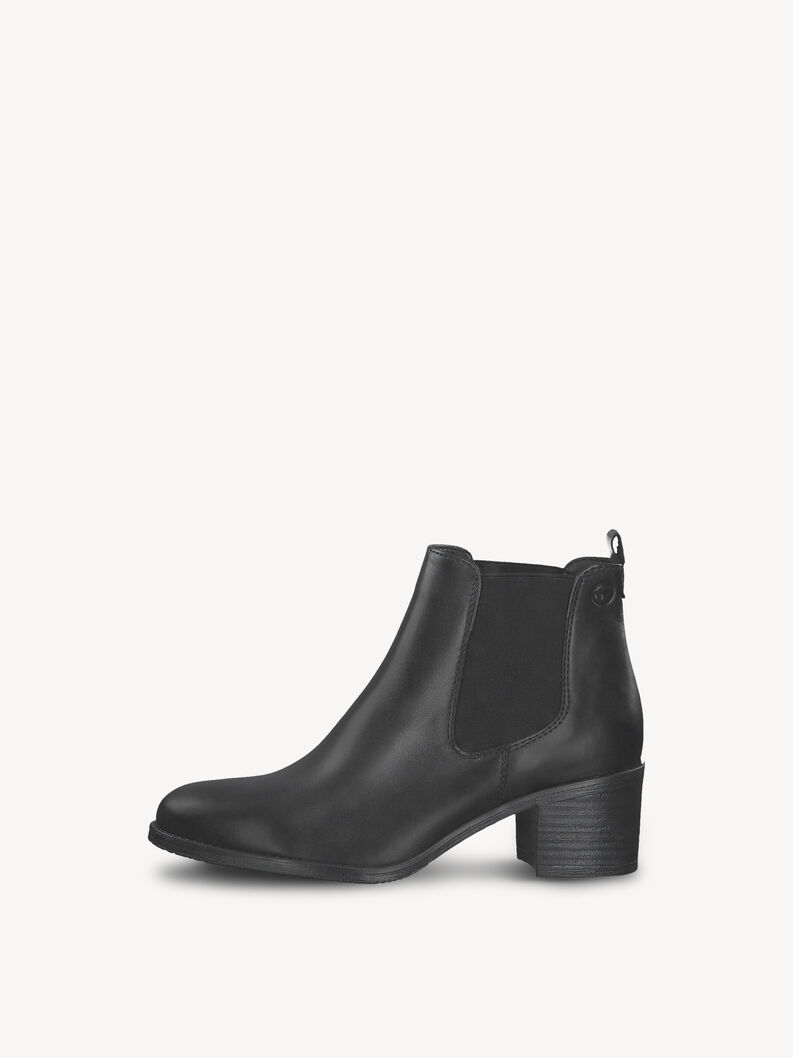 Leather Chelsea boot - black, BLACK, hi-res