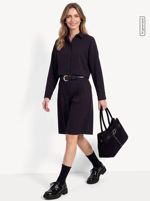Lage schoen, BLACK, hi-res