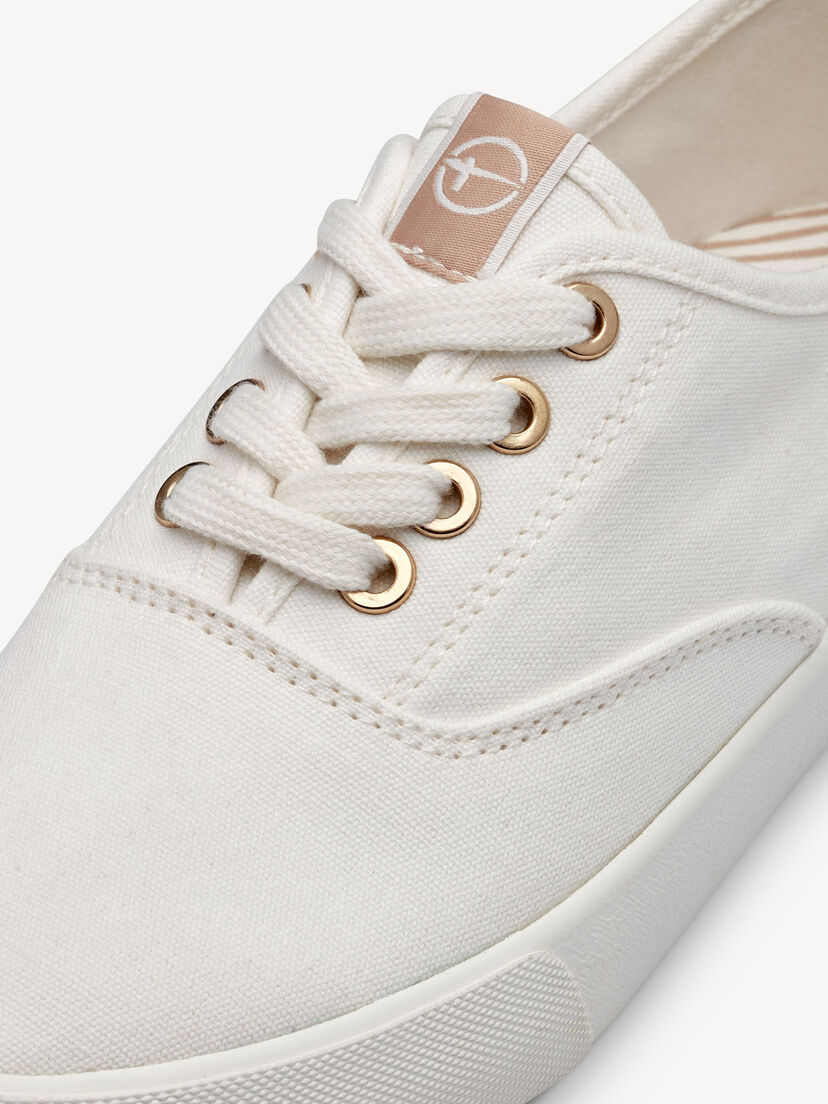 Sneaker - wit, WHITE/GOLD, hi-res
