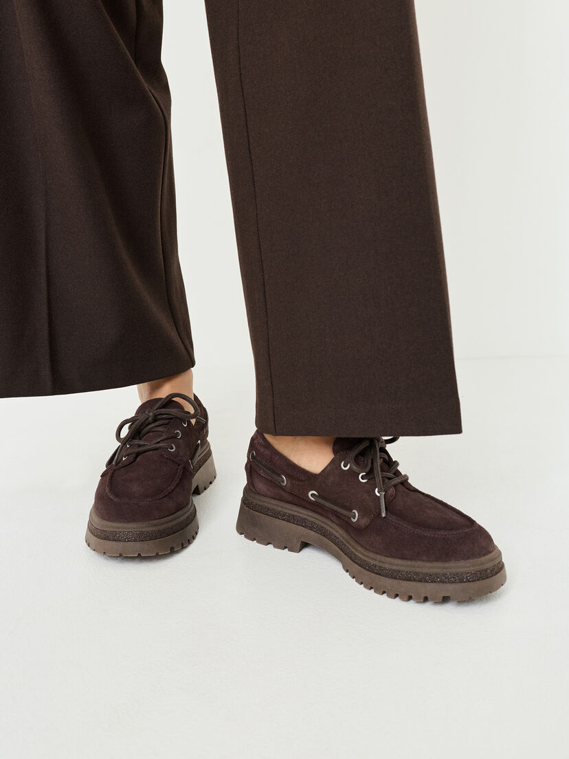 Leren Lage schoen - bruin, 304, hi-res