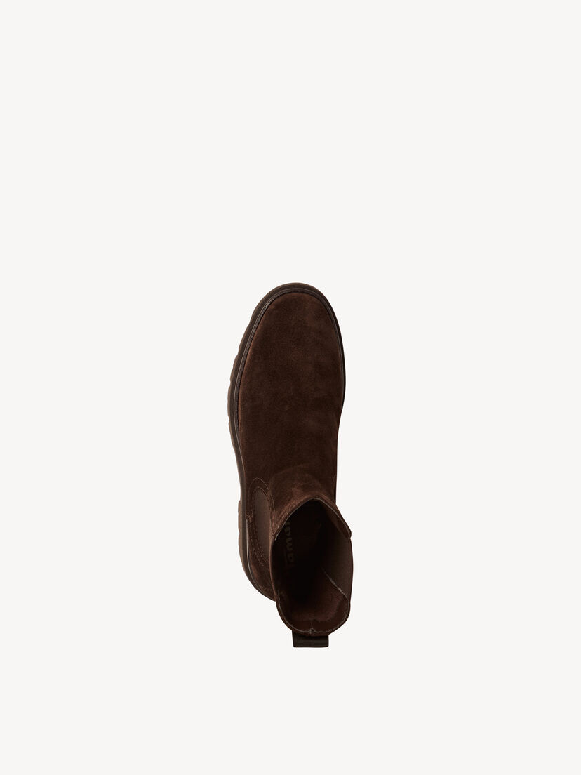 Leren Chelseaboot - bruin, MOCCA SUEDE, hi-res