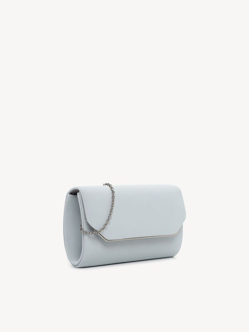 Clutch bag - black, lightblue, hi-res