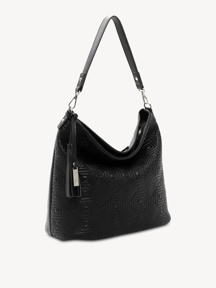 Handtas - zwart, black, hi-res