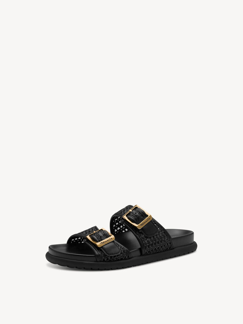 Pantolette - schwarz, BLACK, hi-res