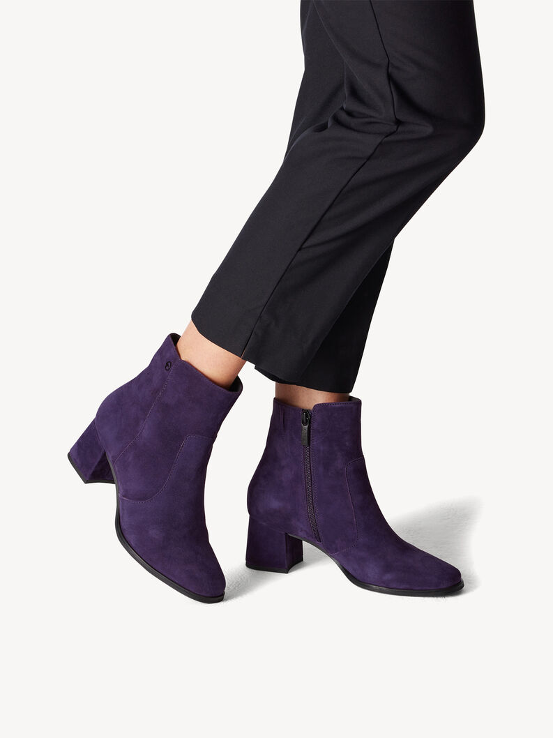 Bootie - purple, PURPLE SUEDE, hi-res