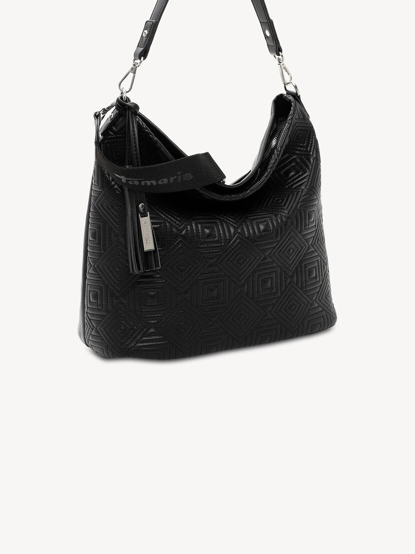 Handtas - zwart, black, hi-res