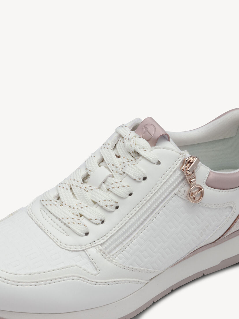 Sneaker - wit, WHT/ROSE GOLD, hi-res
