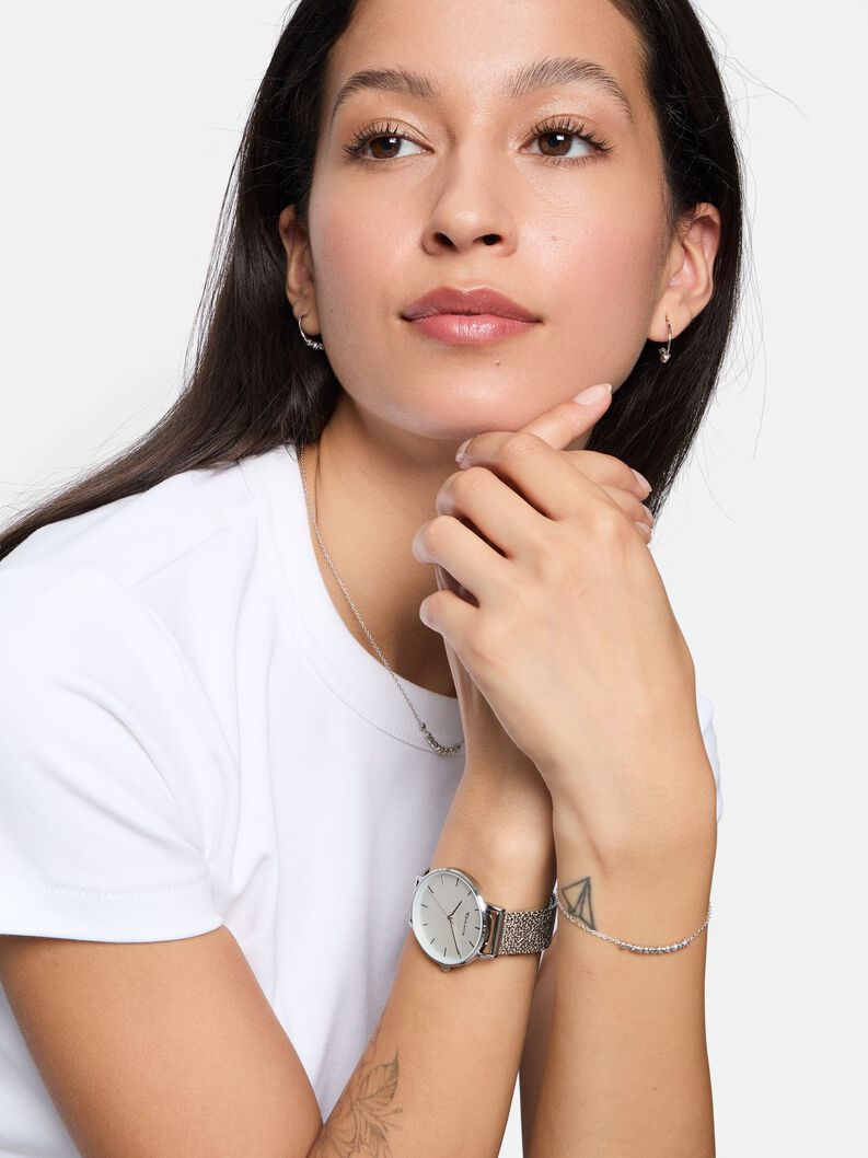 Bracelet - silver, silber, hi-res