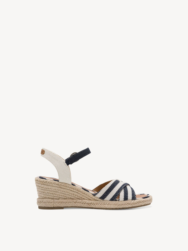 Sandale &agrave; talon - bleu, BLUE COMB, hi-res