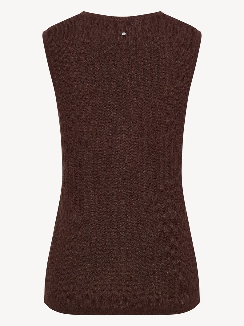 Knitted top - brown, Coffee Bean, hi-res