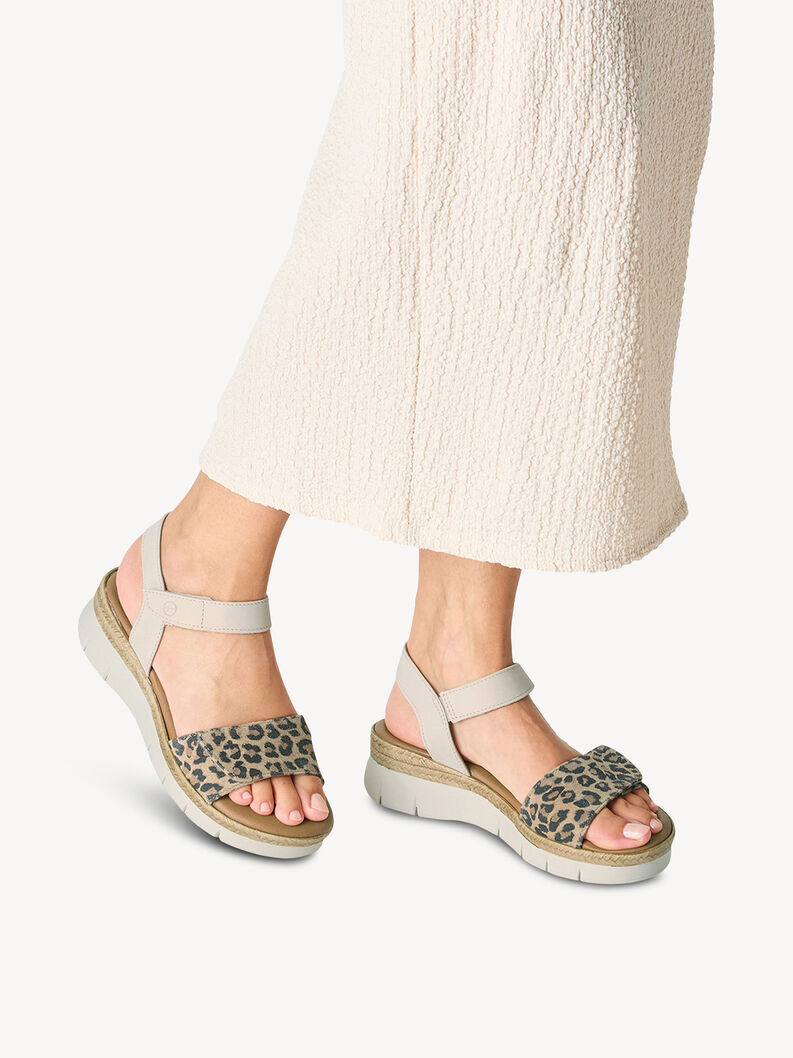 Sandalette, IVORY/LEOPARD, hi-res