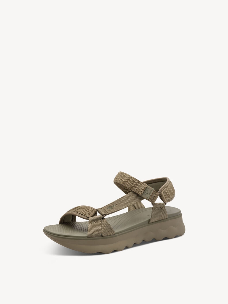 Heeled sandal - green, OLIVE, hi-res