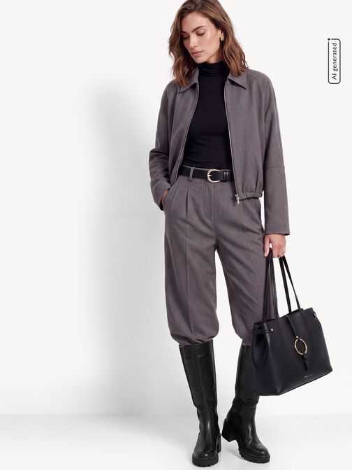 st&oslash;vler, BLACK LEATHER, hi-res