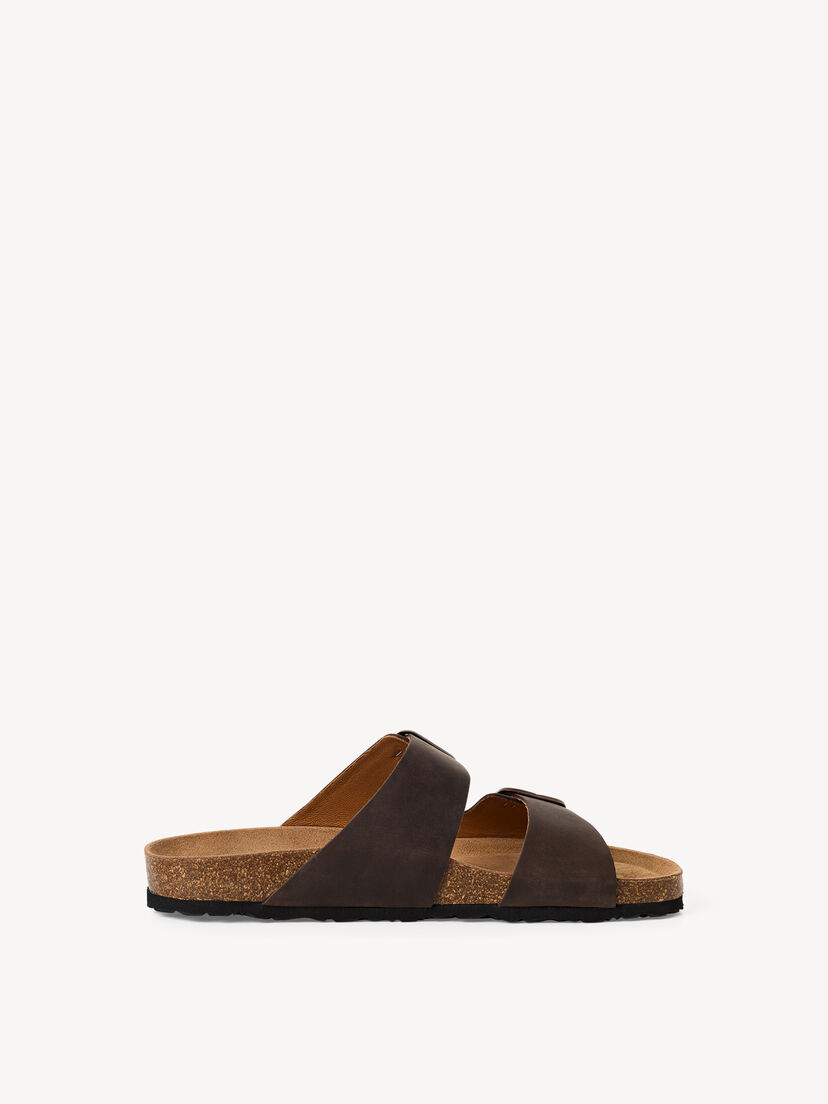 Slipper, BROWN PULL-UP, hi-res