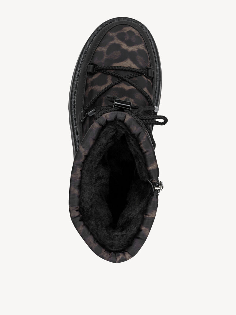 Stiefelette - schwarz Warmfutter, BLACK/LEOPARD, hi-res